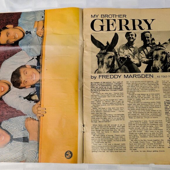 1964 FABULOUS POP STAR MAGAZINE THE BEATLES SHADOWS DAVE CLARK ROLLING STONES - Picture 4 of 16